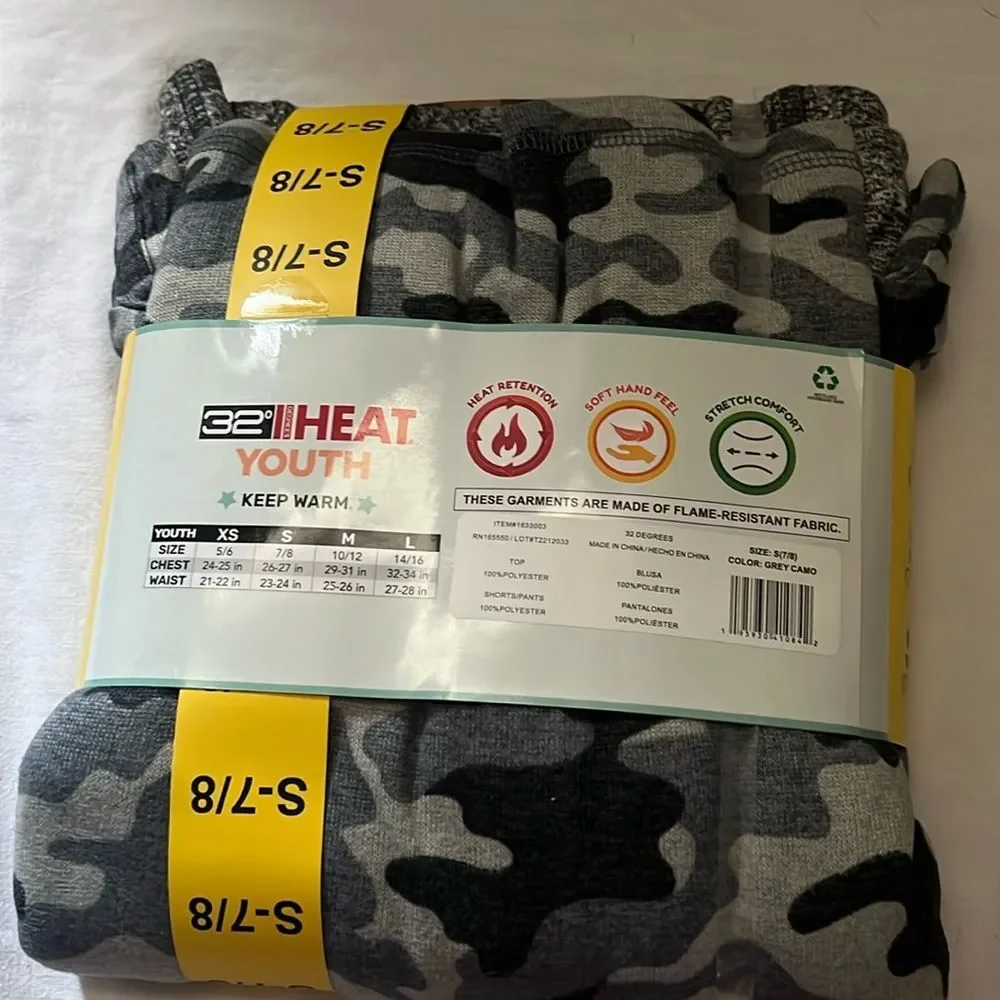 32 Degrees Youth 4‎ pc Soft and Cozy Sleep Set S 7/8
